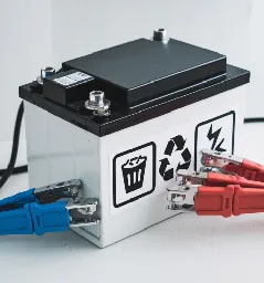 Branded car and inverter batteries at Chennai Home Power shop